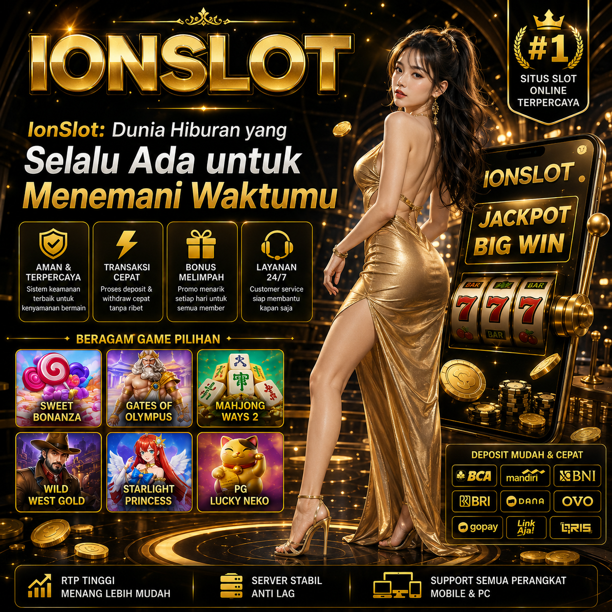 IonSlot: Dunia Hiburan yang Selalu Ada untuk Menemani Waktumu
